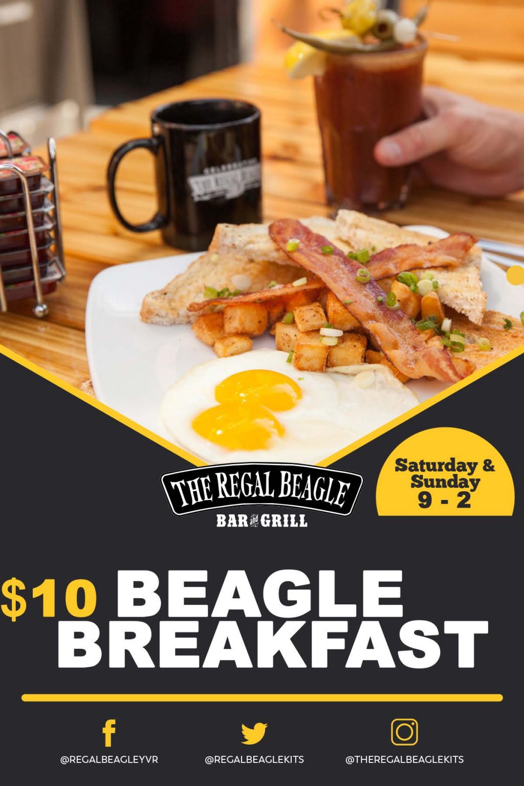 Beagle Breakfast The Regal Beagle Bar & Grill
