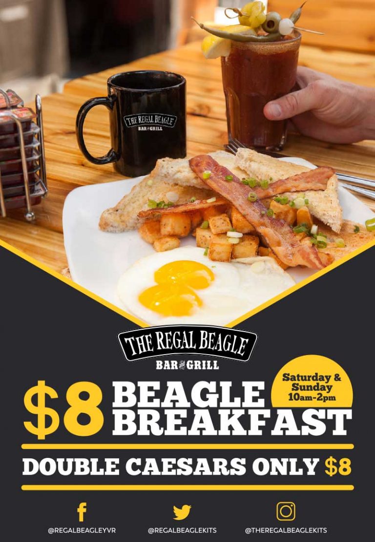 Beagle Breakfast The Regal Beagle Bar & Grill