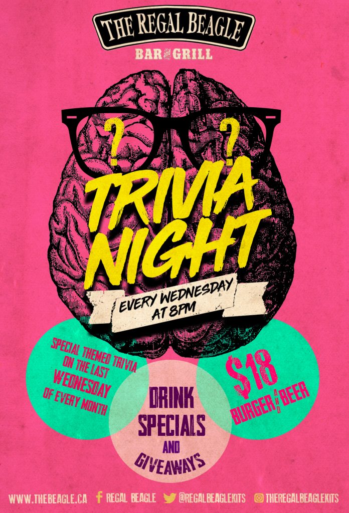 Trivia Night - every Wednesday